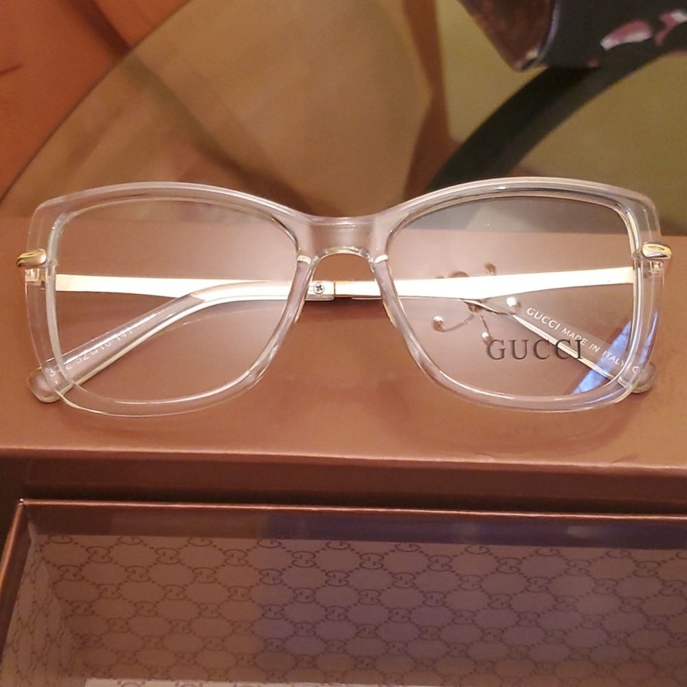 Gucci Clear non prescription glasses